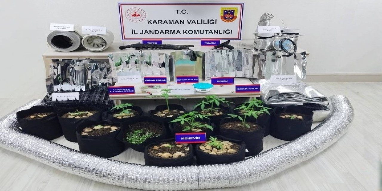 Karaman'da Tarihi Sikke ve Uyuşturucu Operasyonu: 10 Tutuklama