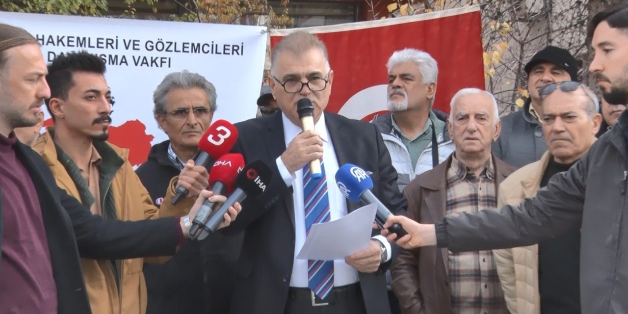 Hakem Vakfı'ndan "Bahis ve Şike" Soruşturmasına Dair TFF Önünde Açıklama