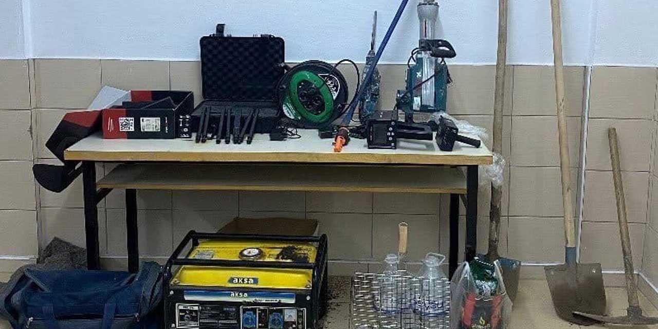 Konya'da kaçak kazı yapan 8 kafadara suçüstü