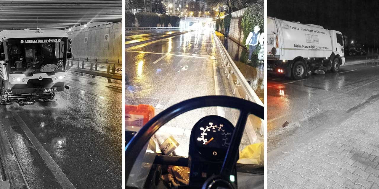 Konya’da Yağış Seferberliği: 14 Araç ve 32 Personelle 114 İhbar Çözüldü