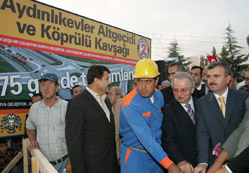 Altgeçidin temeli atıldı