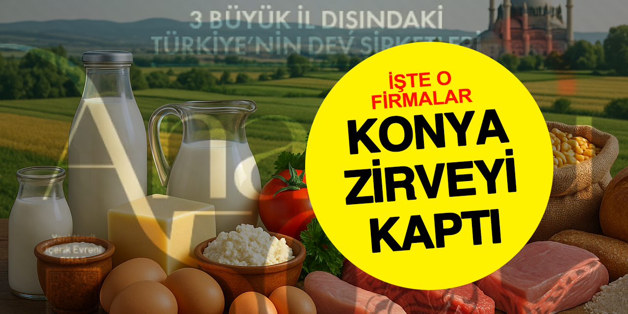 Anadolu 500 açıklandı: Konya'nın devleri listede güçlü yükseliş gösterdi