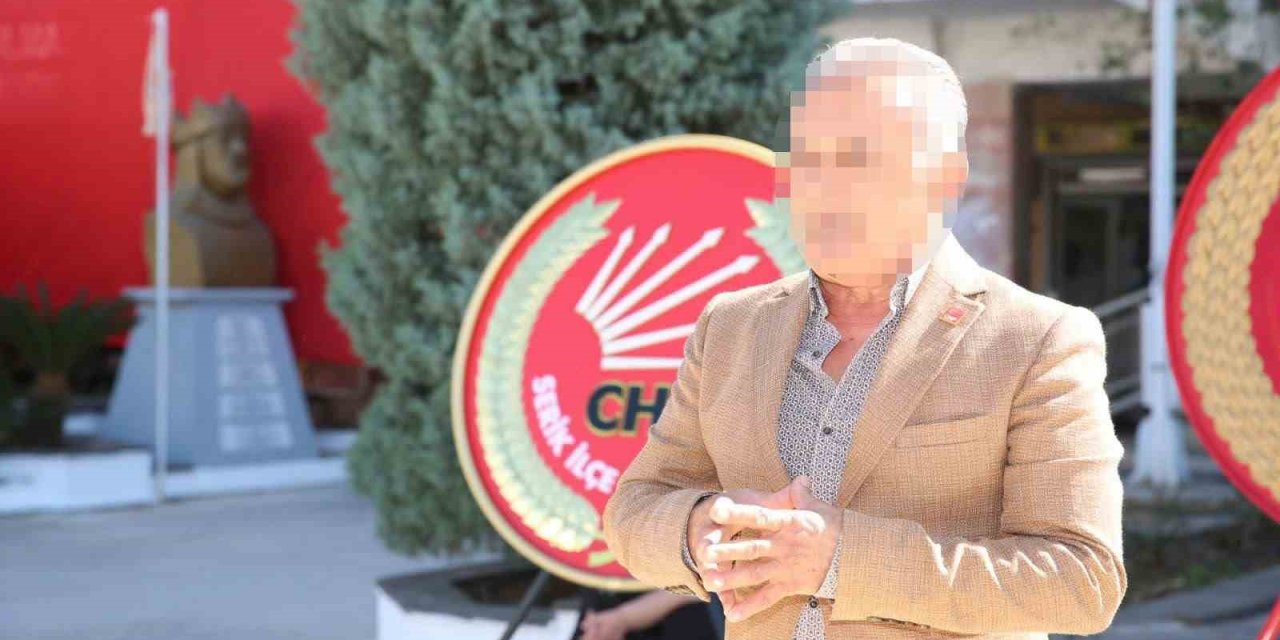 Eski CHP Serik İlçe Başkanı rüşvet iddiasıyla gözaltına alındı