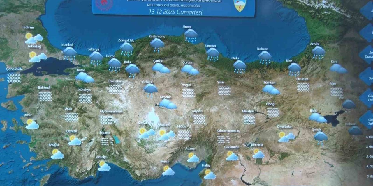 Meteorolojiden yeni hafta uyarısı: Yağış var, sıcaklık değişmiyor