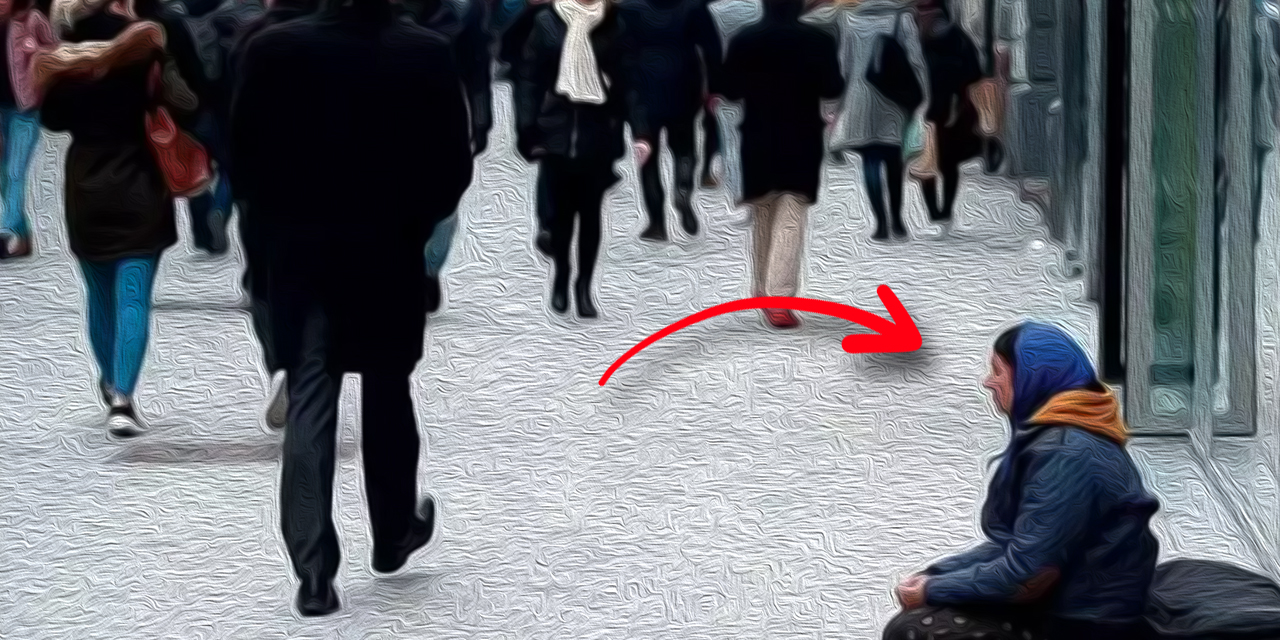 Dilencinin üzerinden yüklü miktarda para ve altın çıktı