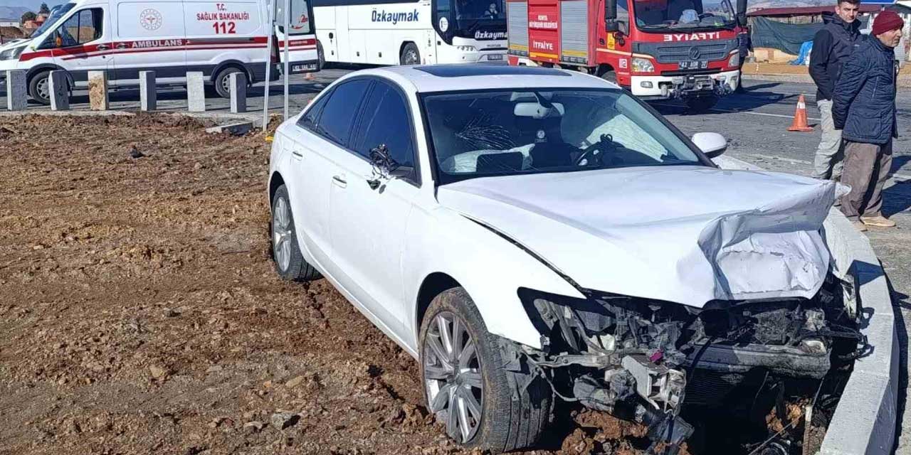 Hüyük Çukurkent Kavşağı’nda kaza