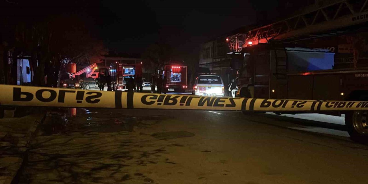 Konya’da depo yangını: Tüp patlamasında 69 yaşındaki adam hayatını kaybetti