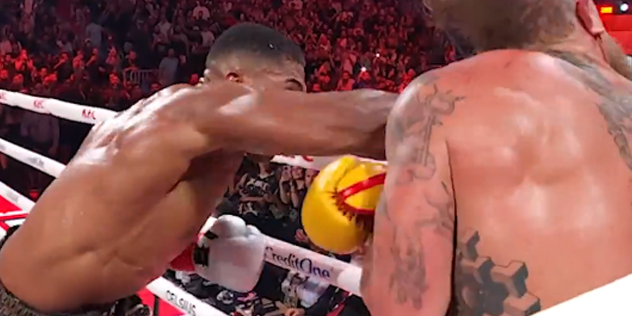 Fake Boksör Jake Anthony Joshua'dan fena dayak yedi