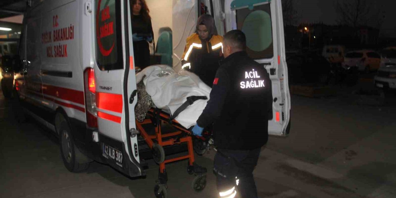 Konya'ya geliyordu, yoldan çıkıp takla attı