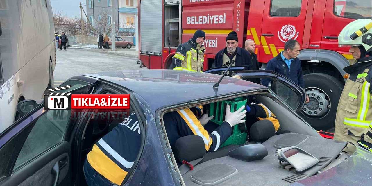 LPG tankını yerinden fırlatan kaza anı kamerada