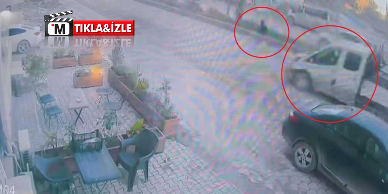 Koşarak karşıya geçen çocuk saniyelerle ölümden döndü