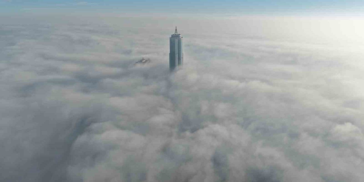 Sis her yeri kapladı, Konya’yı sadece kule ele verdi