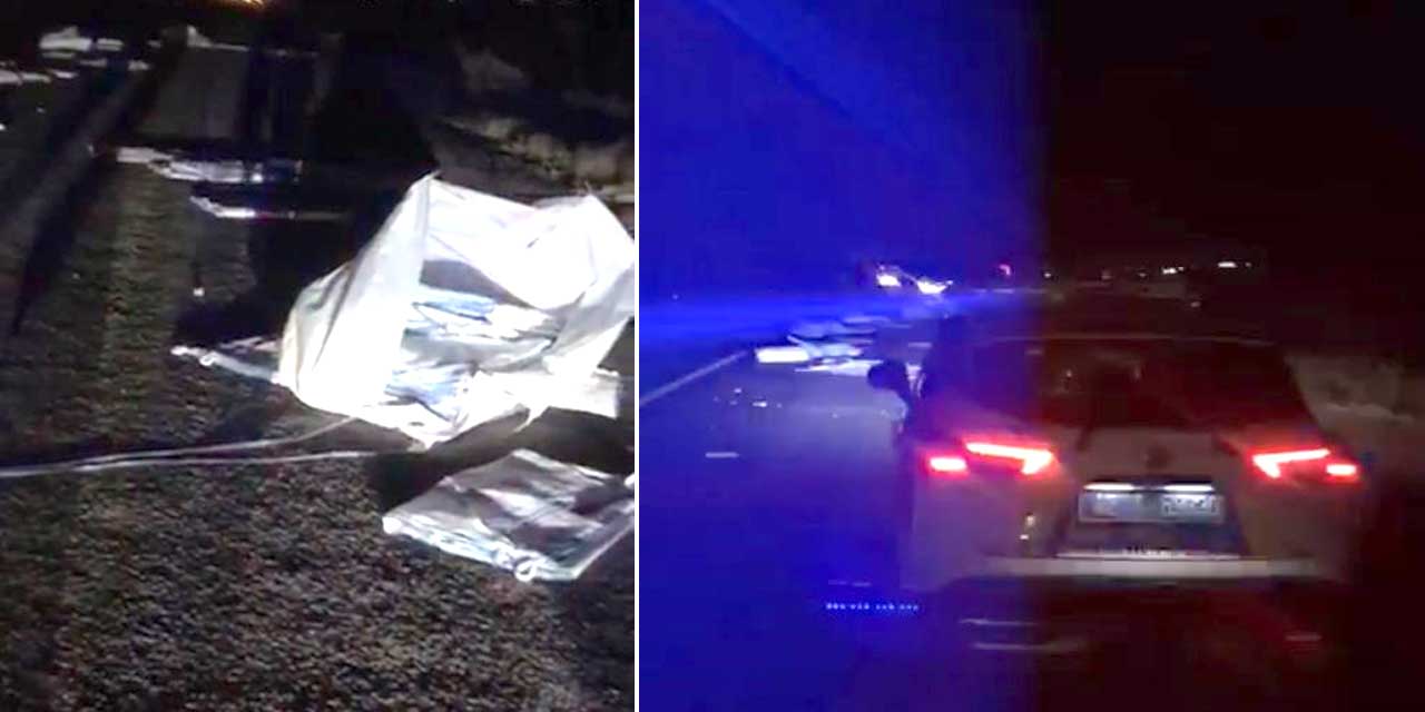 Karapınar’da Tırdan Yola Saçılan Çuvallar Trafiği Durdurdu