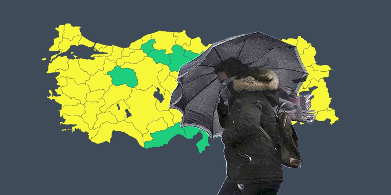 Konya'ya beklenen uyarı geldi! 31 ilçeye çok kuvvetli geliyor