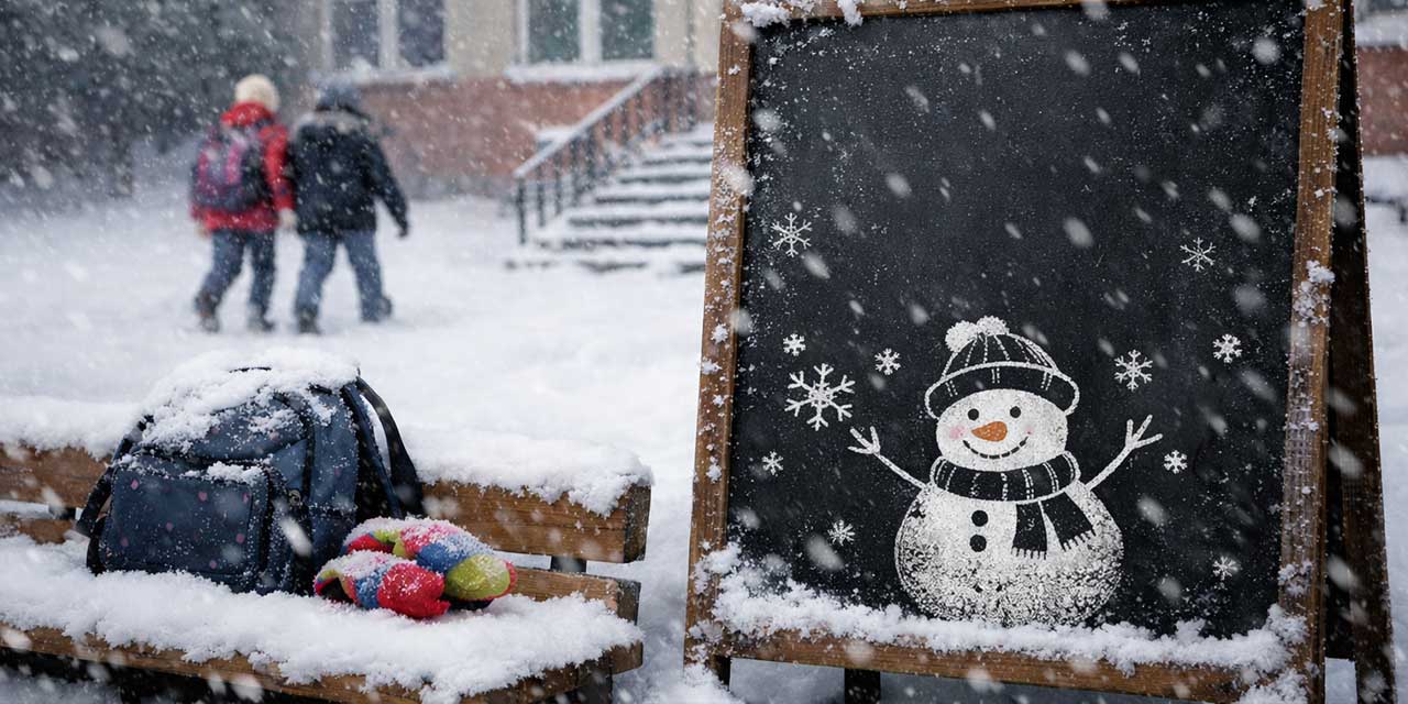 Konya'da Kar ve Buzlanma Eğitimi Durdurdu