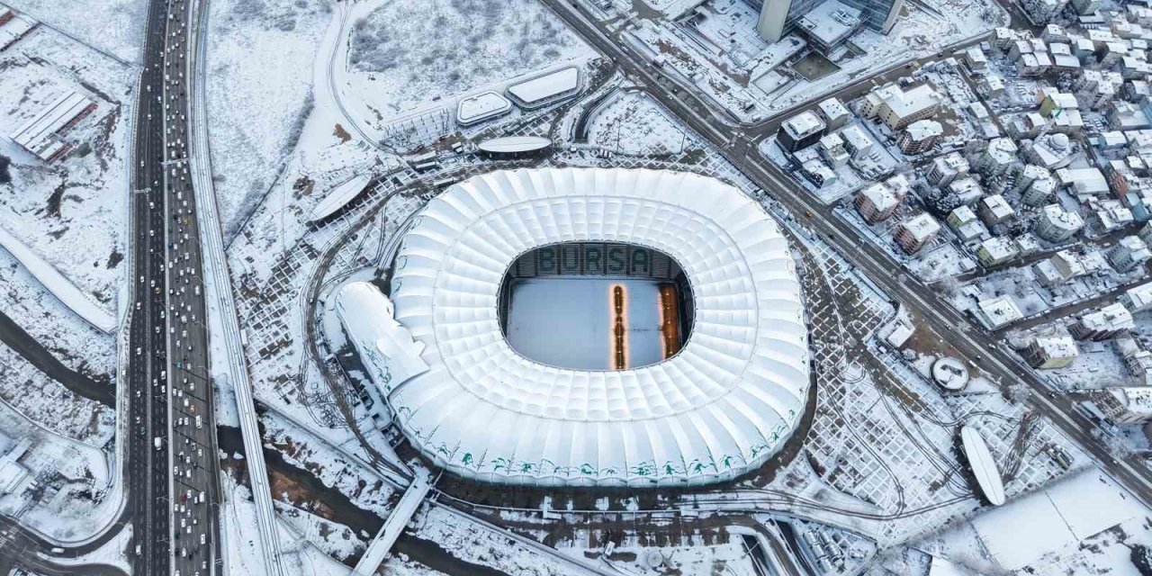 Timsah Arena Stadyumu böyle görüntülendi