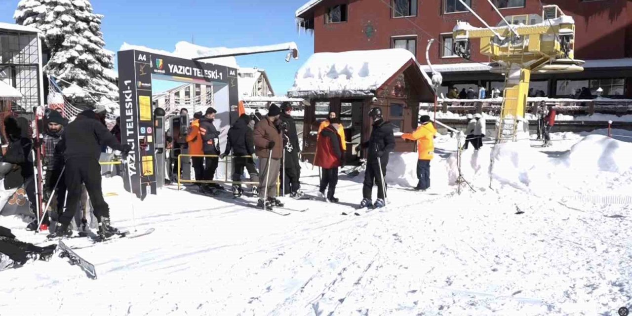 Uludağ’da sömestr hareketliliği zirveye çıktı