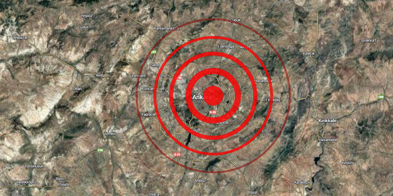 Ankara’da 24 saatte 4 deprem! İlçelerde art arda sarsıntılar