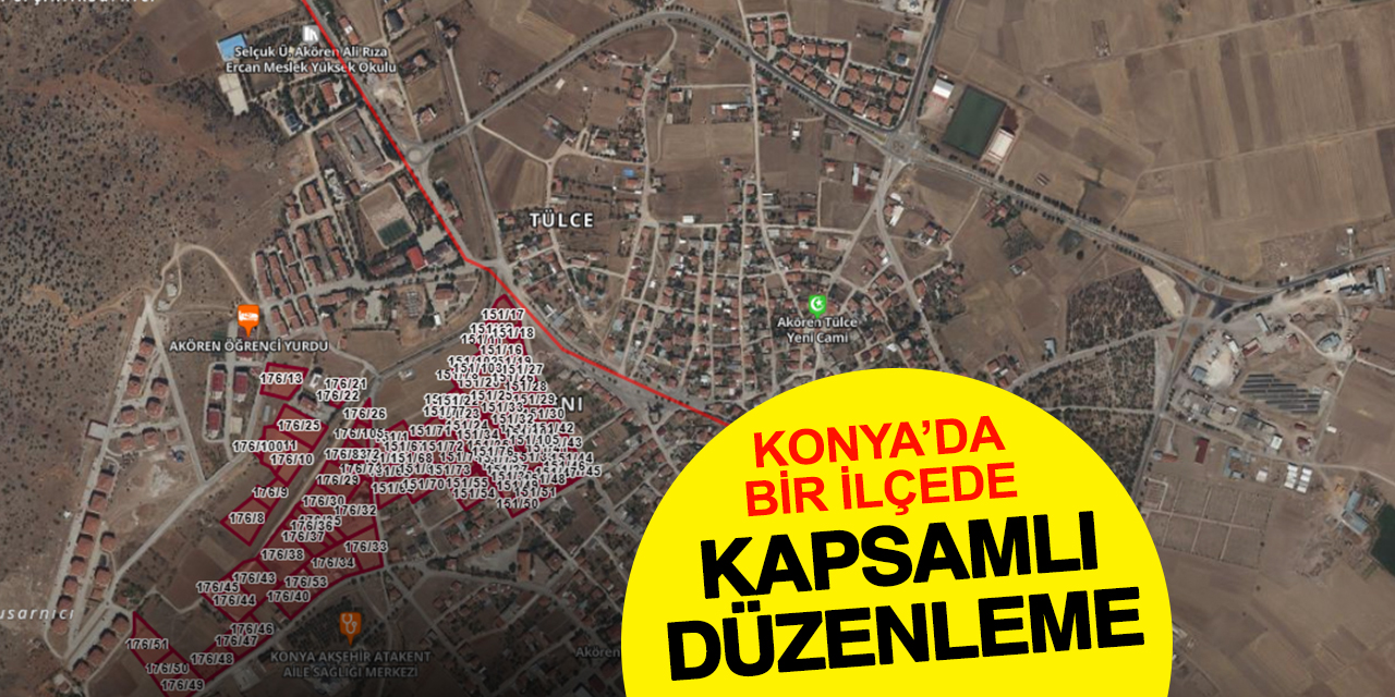 Konya’nın ilçesinde kapsamlı imar atağı