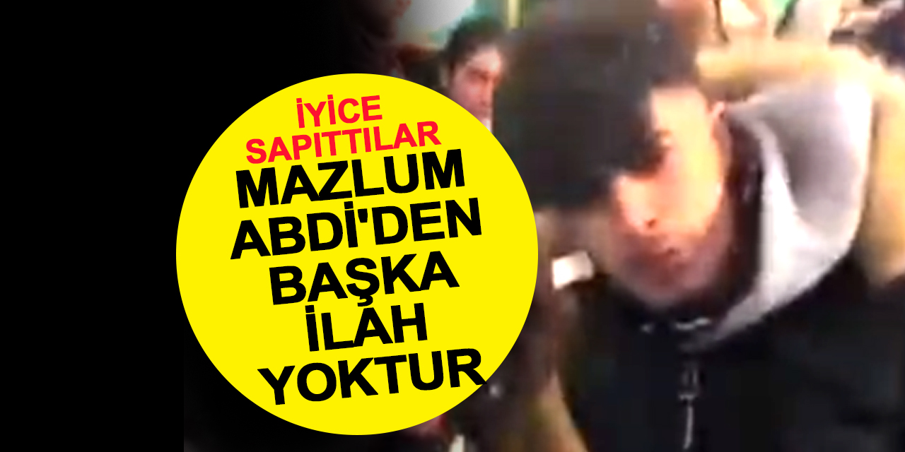 SDG/PKK Protestosunda Skandal Sözler: “Mazlum Abdi’den Başka İlah Yoktur”