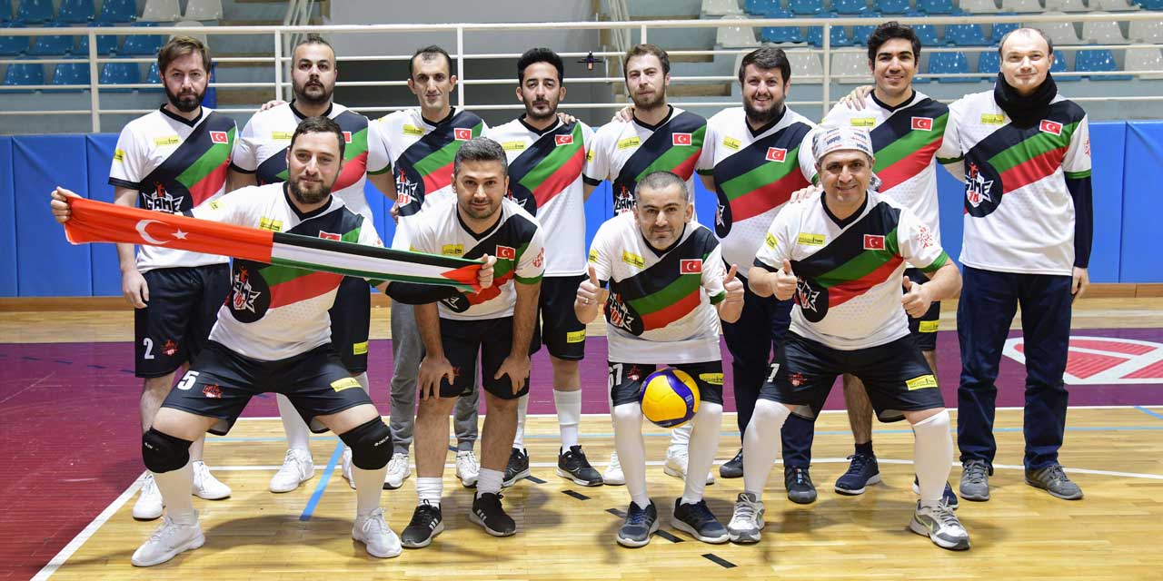 Voleybol Sahasında Gazze Duyarlılığı! KTÜ’den Örnek Duruş