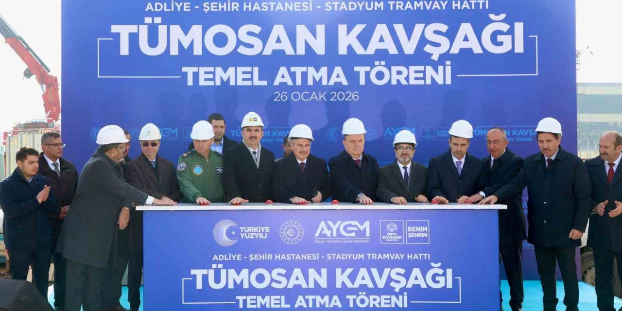 Raylı sistem büyüyor! Konya’da dev kavşağın temeli atıldı