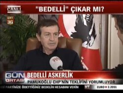 Pamukoğlu'ndan CHP'ye bedelli tepkisi