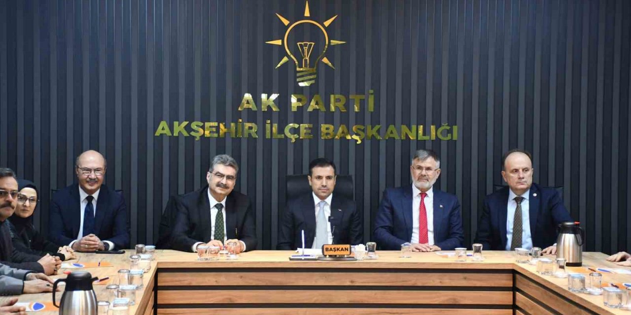 AK Parti Akşehir İlçe Başkanlığı Yeni Hizmet Binası Açıldı