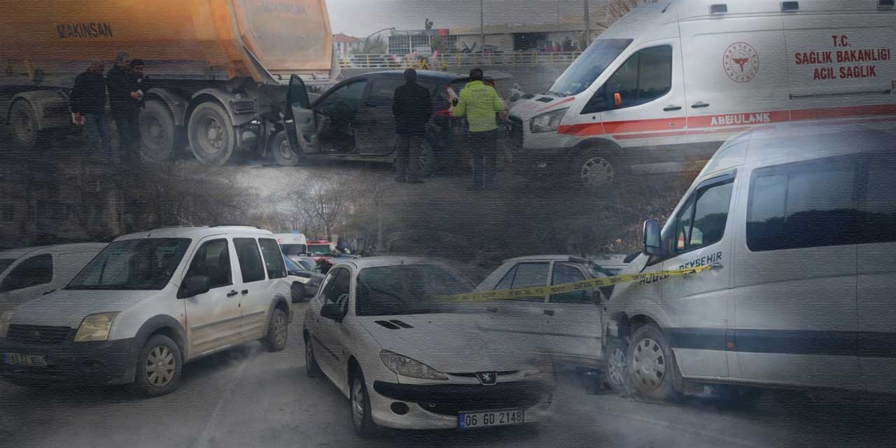 Konya trafiğinde olağan dışı hareketlilik! Kayıtlara geçen 8 kaza