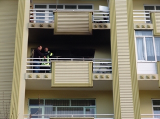 Akşehir'de ev yangını