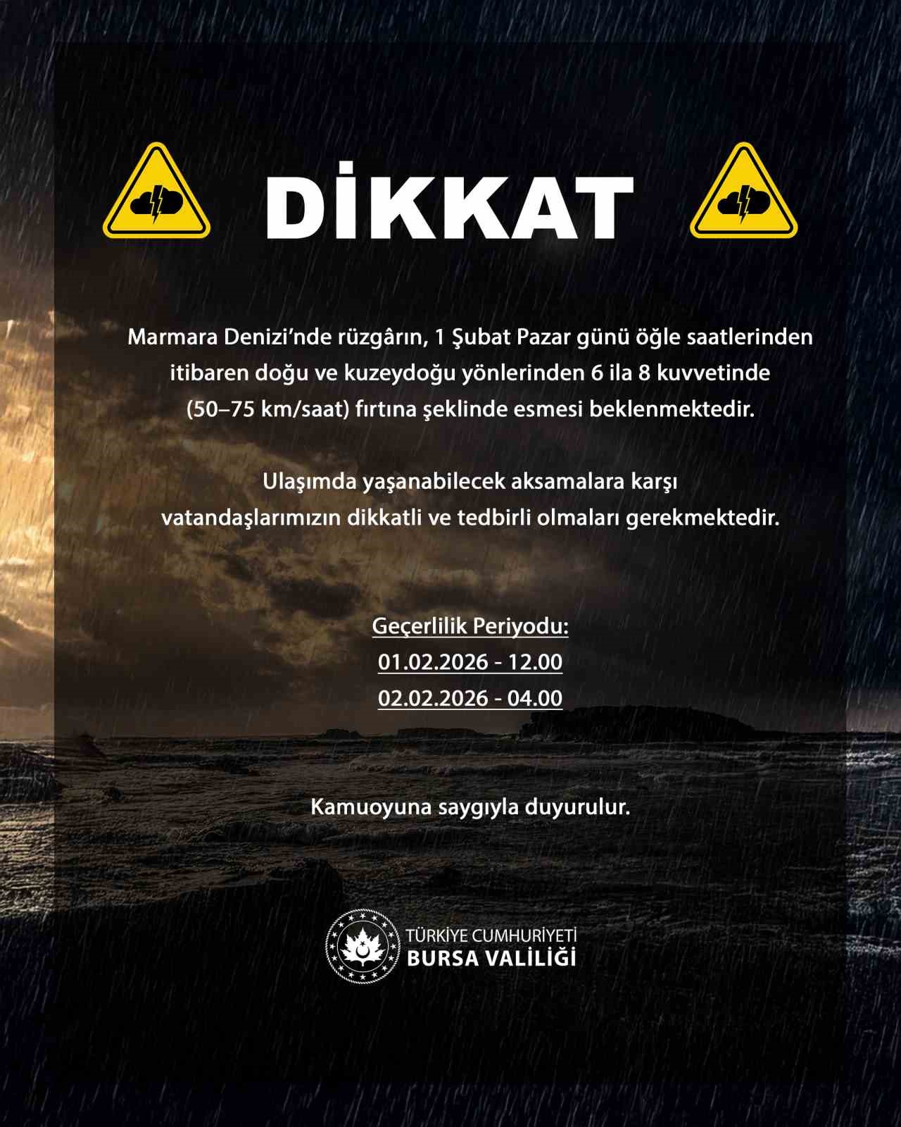 Marmara Denizi fırtınayı bekliyor!