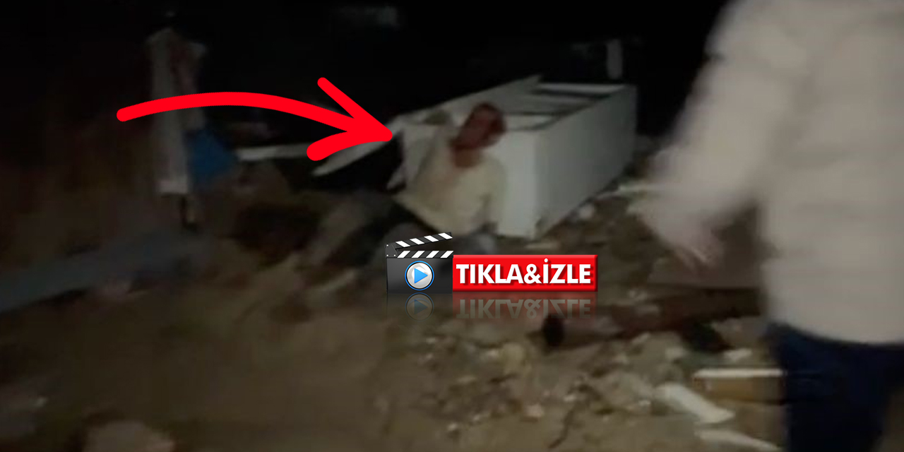 Hortumun içinden çıktı böyle bulundu