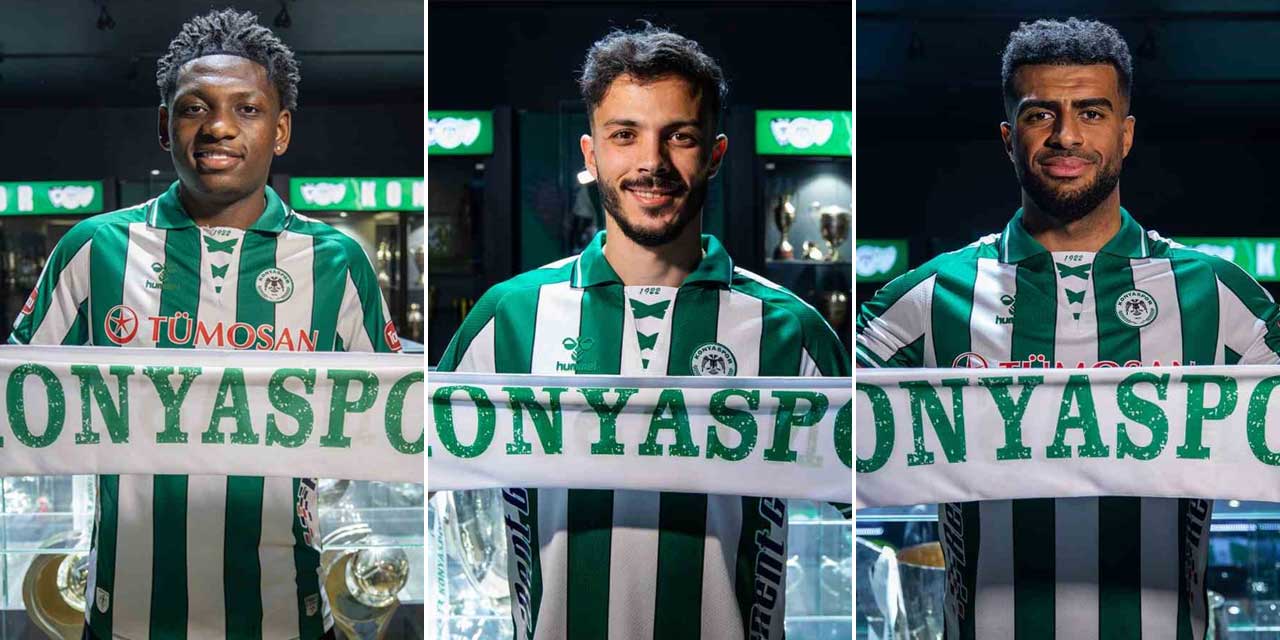 Konyaspor’dan üçlü transfer hamlesi