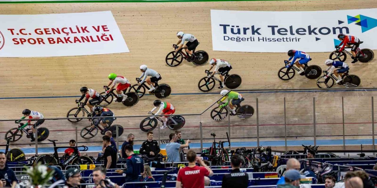 Avrupa’nın kalbi Konya’da attı! Pist bisikletinde kusursuz organizasyon