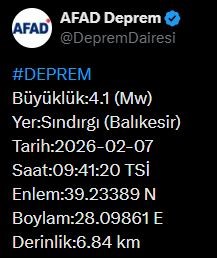 Büyük deprem yok deniyor Balıkesir sallanıyor