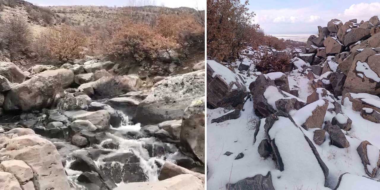 Obruklarla anılan Karapınar'da ilaç gibi gelişme! Yıllar sonra akmaya başladılar