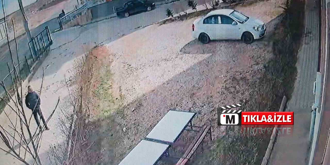 Uçan çatının altında kalmaktan saniyelerle kurtuldu