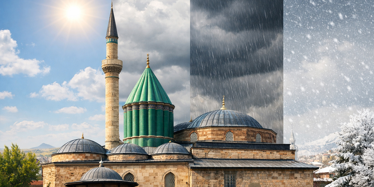 Konya 5 Günde 4 Mevsimi Yaşayacak