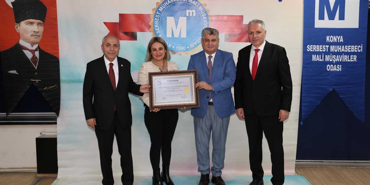 Konya SMMMO’da Yeni Mali Müşavirlere Ruhsat