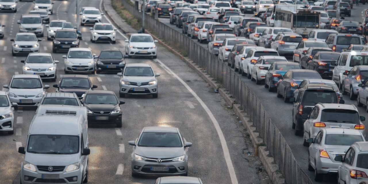 Konya Trafiğine 996 Bin Araç! Yeni Kayıtlarla Yük Arttı