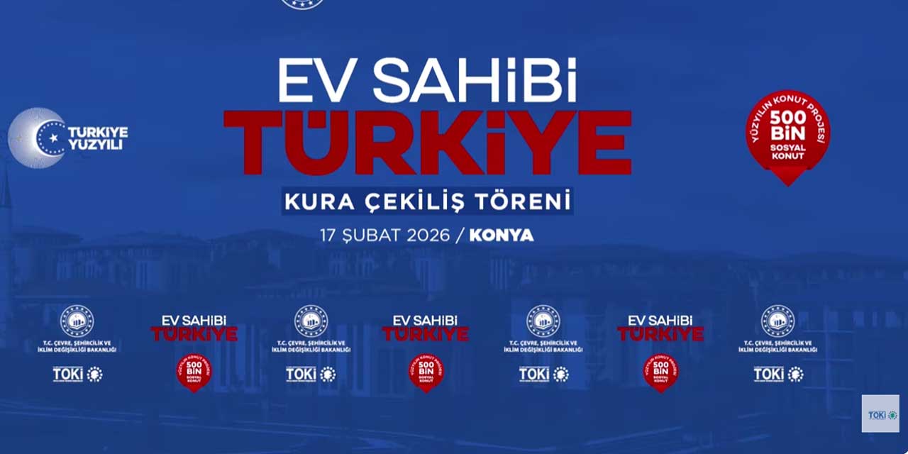 500 Bin Sosyal Konut Konya Hak Sahipliği Belirleme Kurası | CANLI