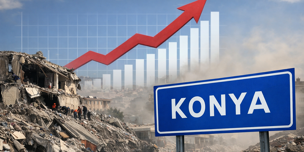 Deprem Konya'nın ayarlarını bozdu! Kalıcı olarak yüksek kaldı
