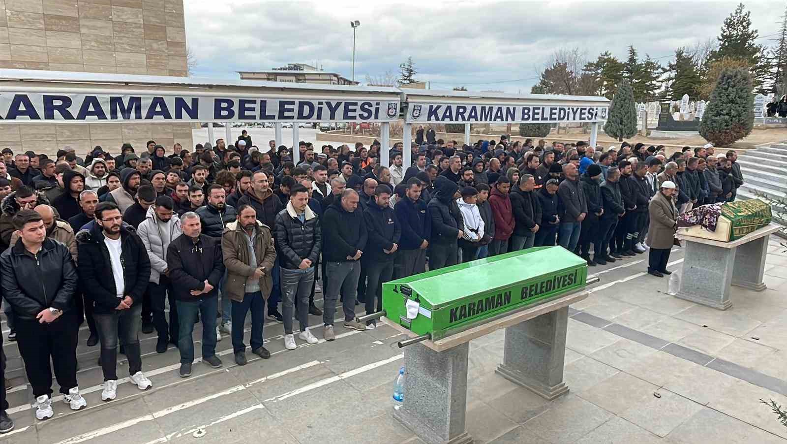 Mehmet Kağan Yaşar'a Karaman'da acı veda