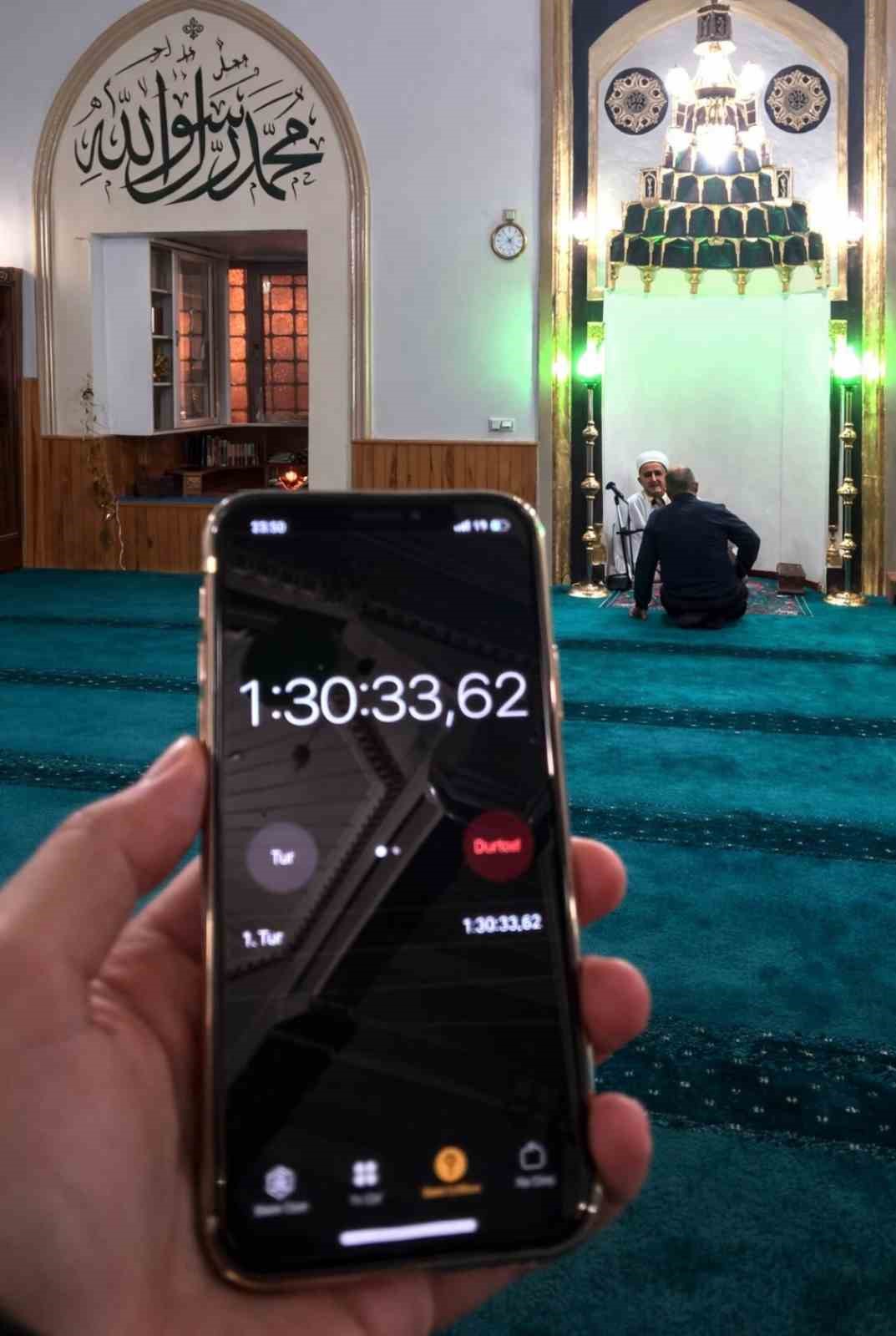 Bir Teravih'te 1 Cüz