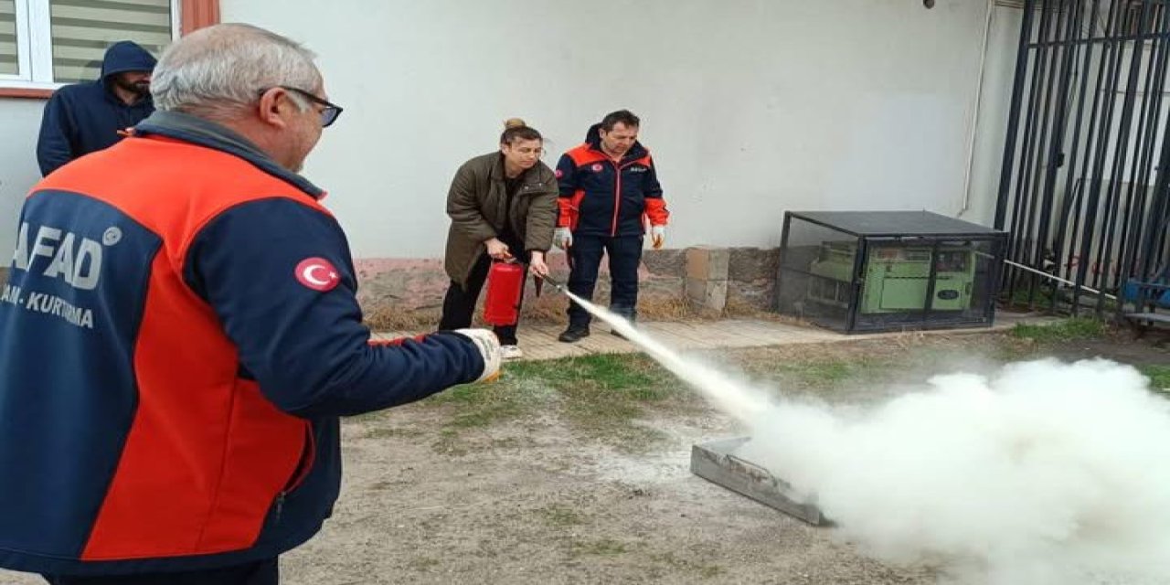 Yangın Anında Doğru Müdahale İçin AFAD Sahada