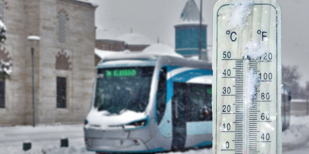 Konya 3 Gün Donduracak: Sıcaklık -1’e Düşüyor