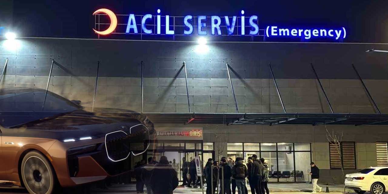 BMW'siyle yayaya çarptı