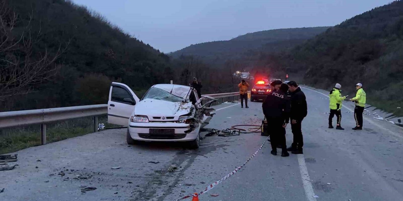 İftar saatinde feci kaza: 1 ölü, 2 yaralı