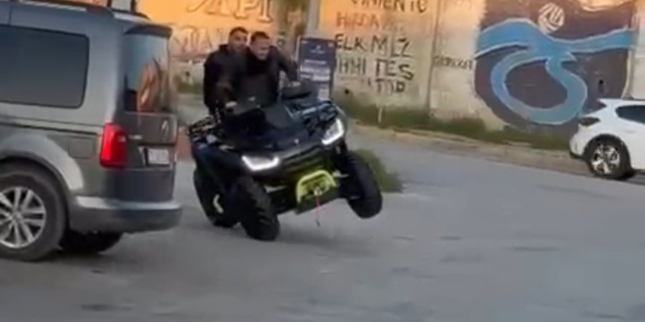 ATV ile driftin bedelini ağır ödedi