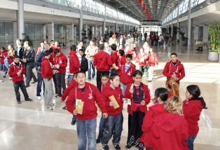 Konyalı öğrenciler Merinos AKKM'yi gezdi